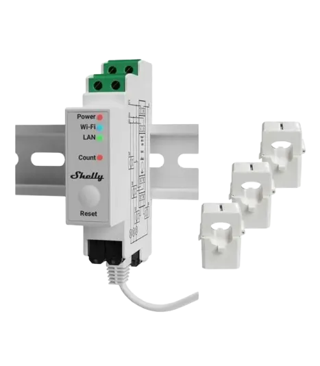 Shelly zařízení pro měření spotřeby elektrické energie