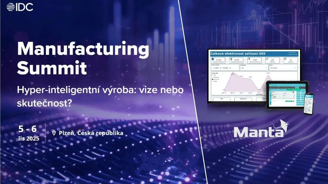 Digitální výroba na konferenci IDC Manufacturing Summit 2025