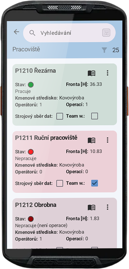 Manta Asistent — základní menu