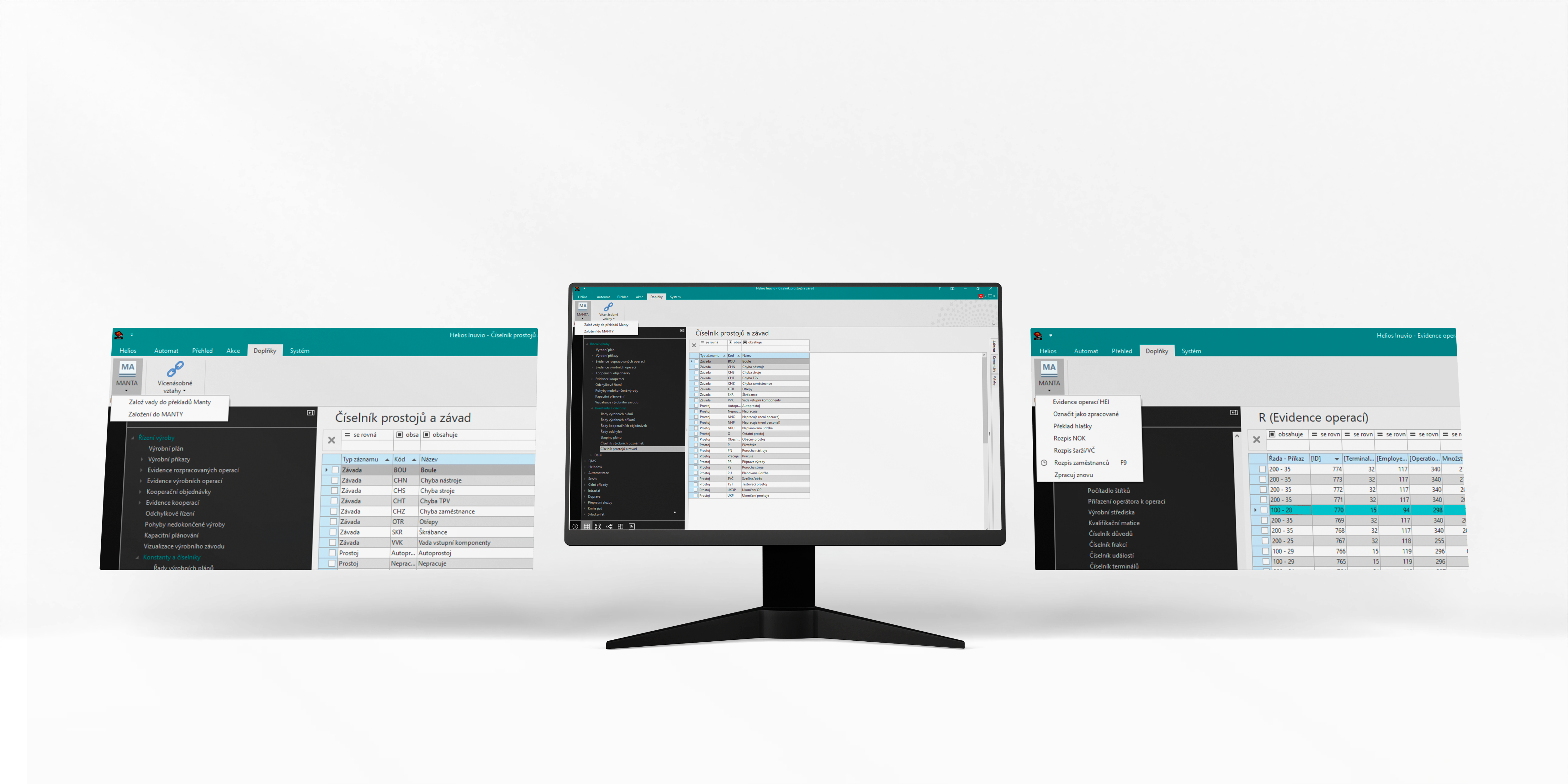 Helios — detail novinek a provázání s Mantou